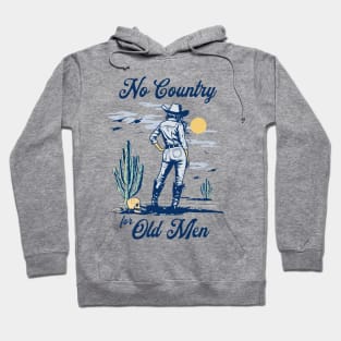 No Country for Old Men Feminist Pro Choice Vintage Cowgirl Hoodie